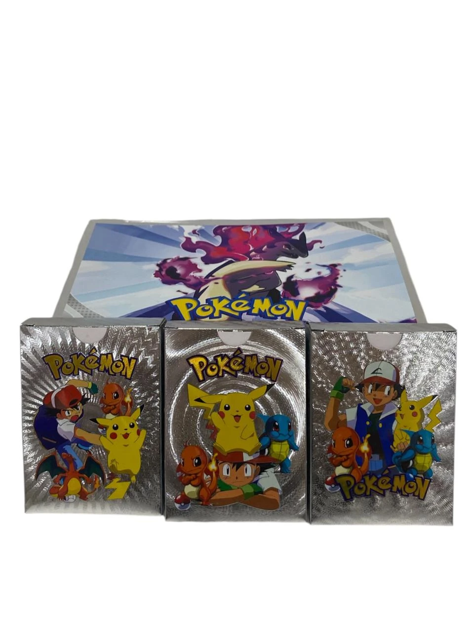 Mazo cartas pokemon plateado