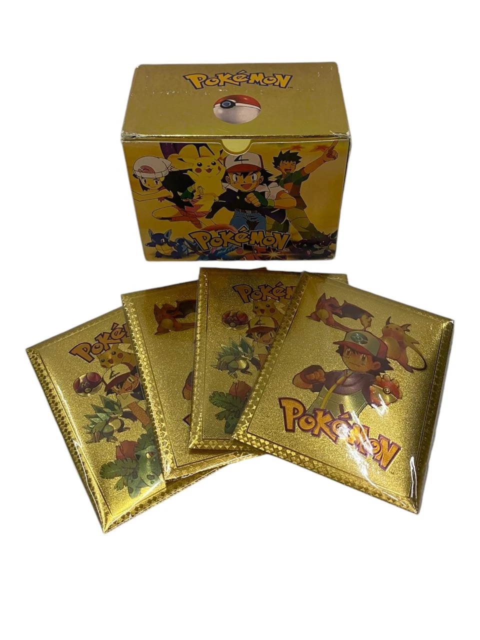 Sobre cartas pokemon doradas