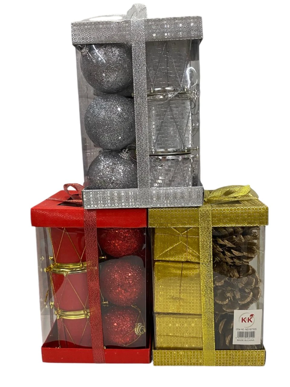 Set adornos x12 18x12cm
