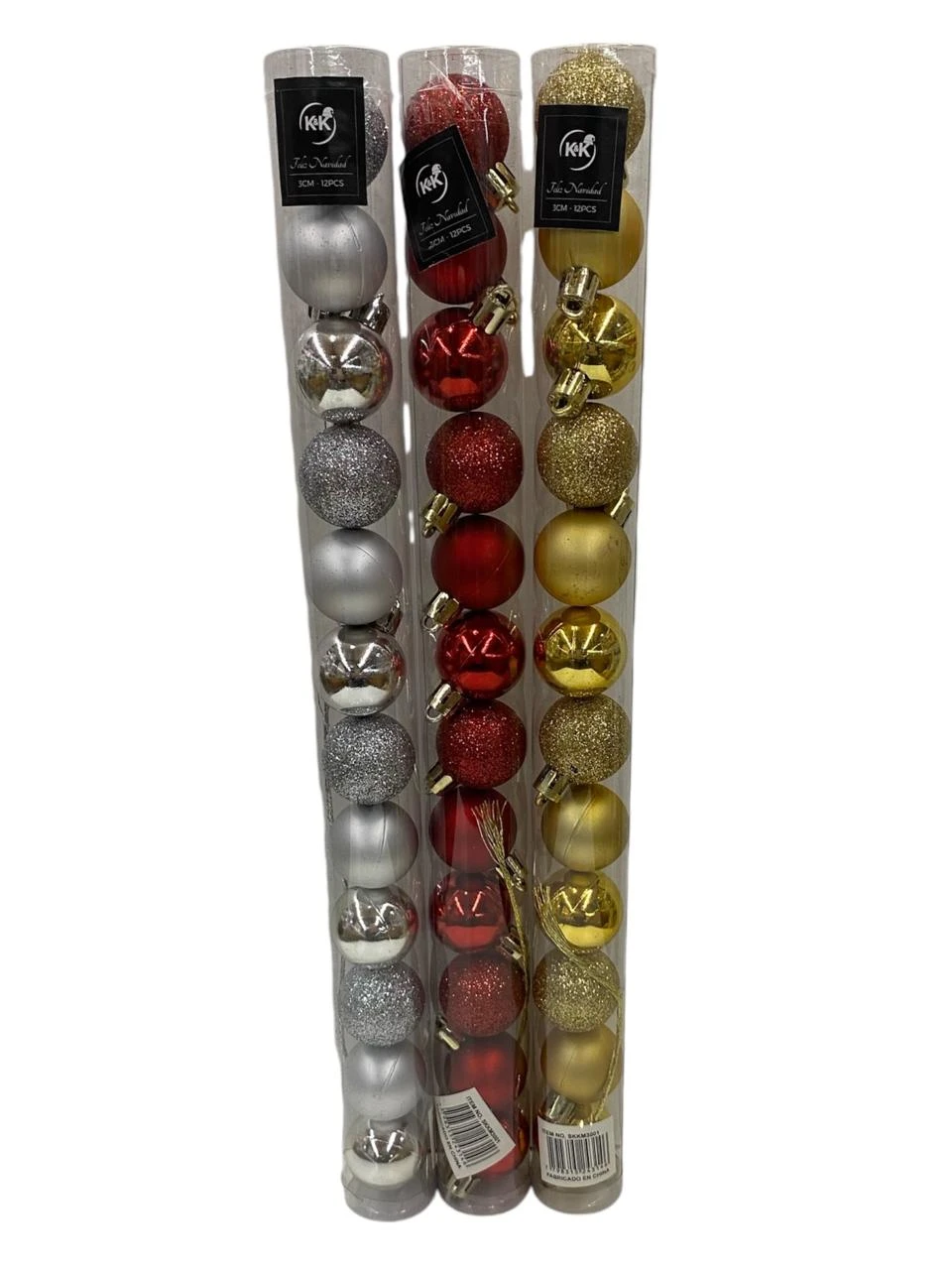 Tubo bolas x12 36x4cm