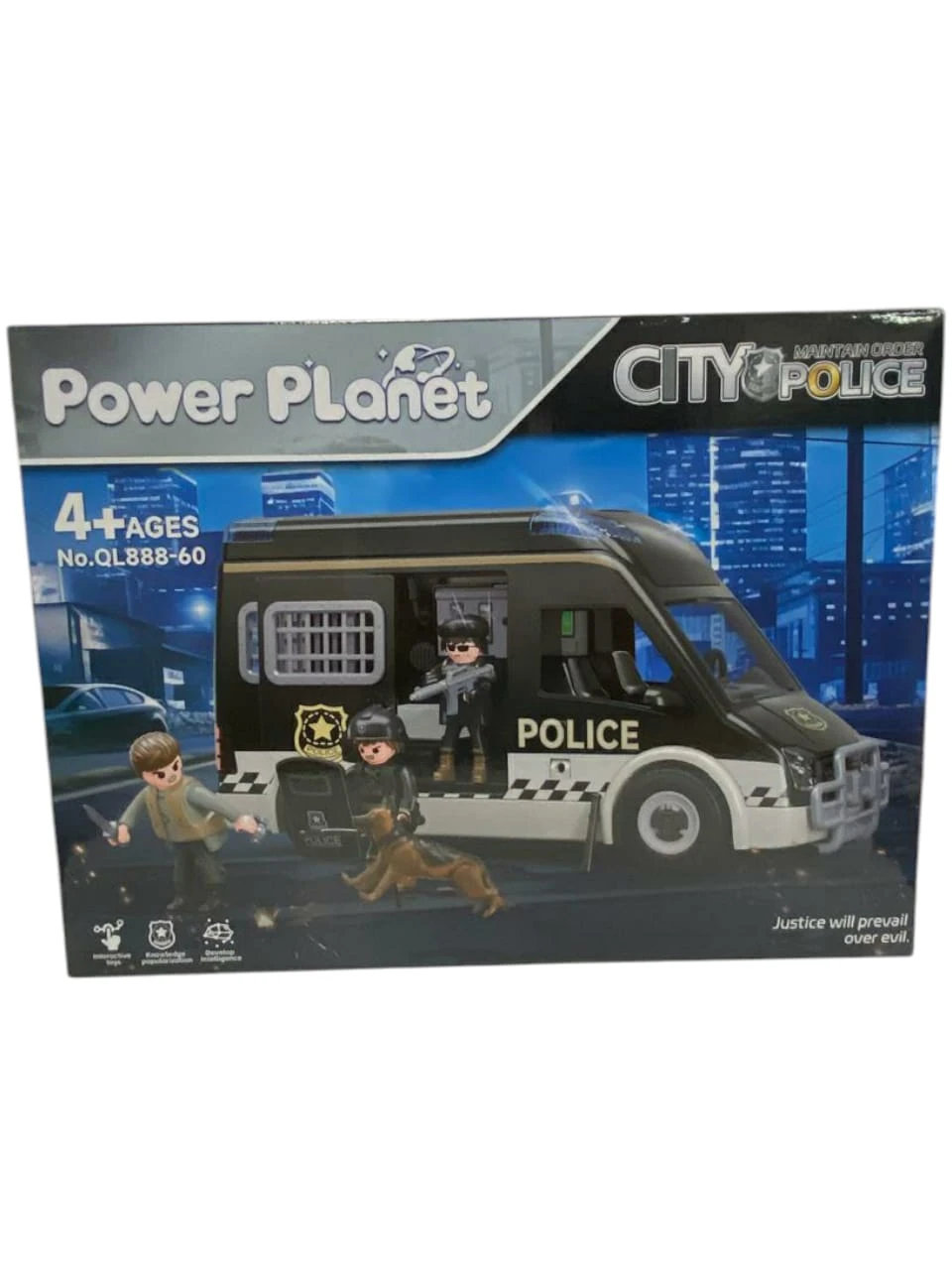 Camioneta policia c/ luz y sonido