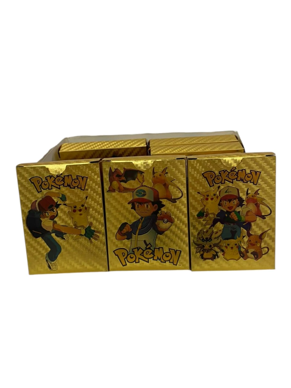 Mazo cartas pokemon doradas