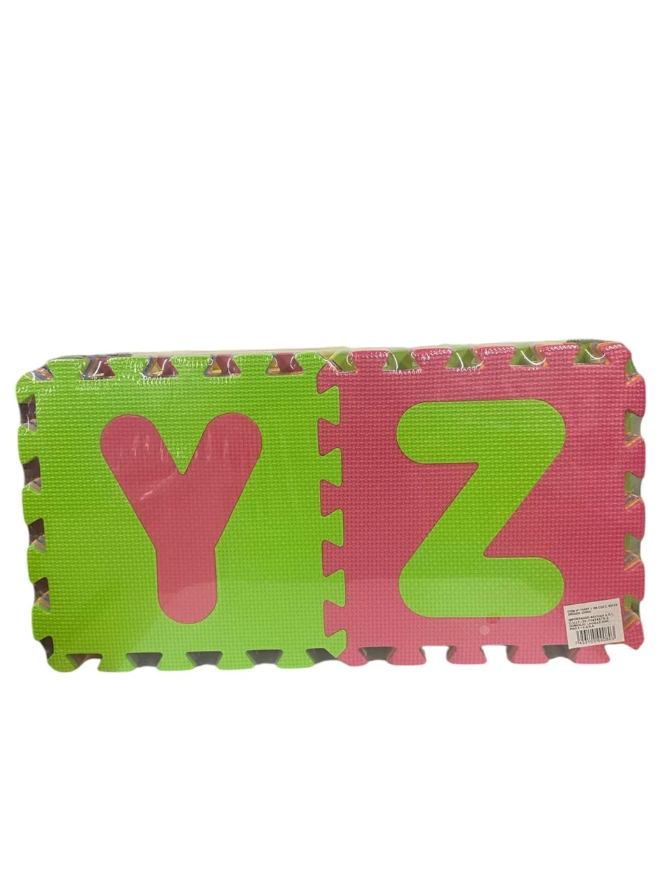 Piso encastrable letras 27pcs