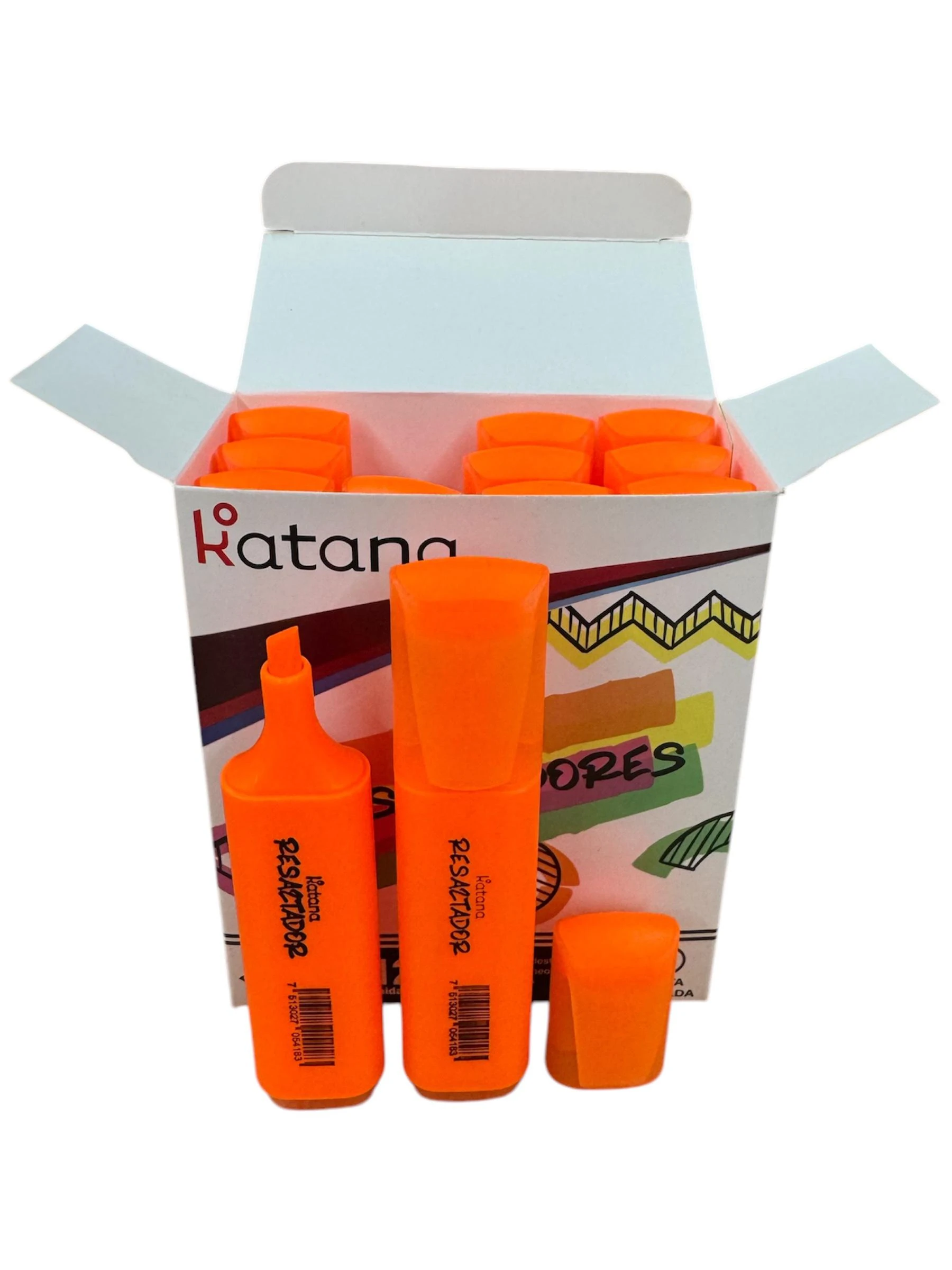 Resaltador naranja