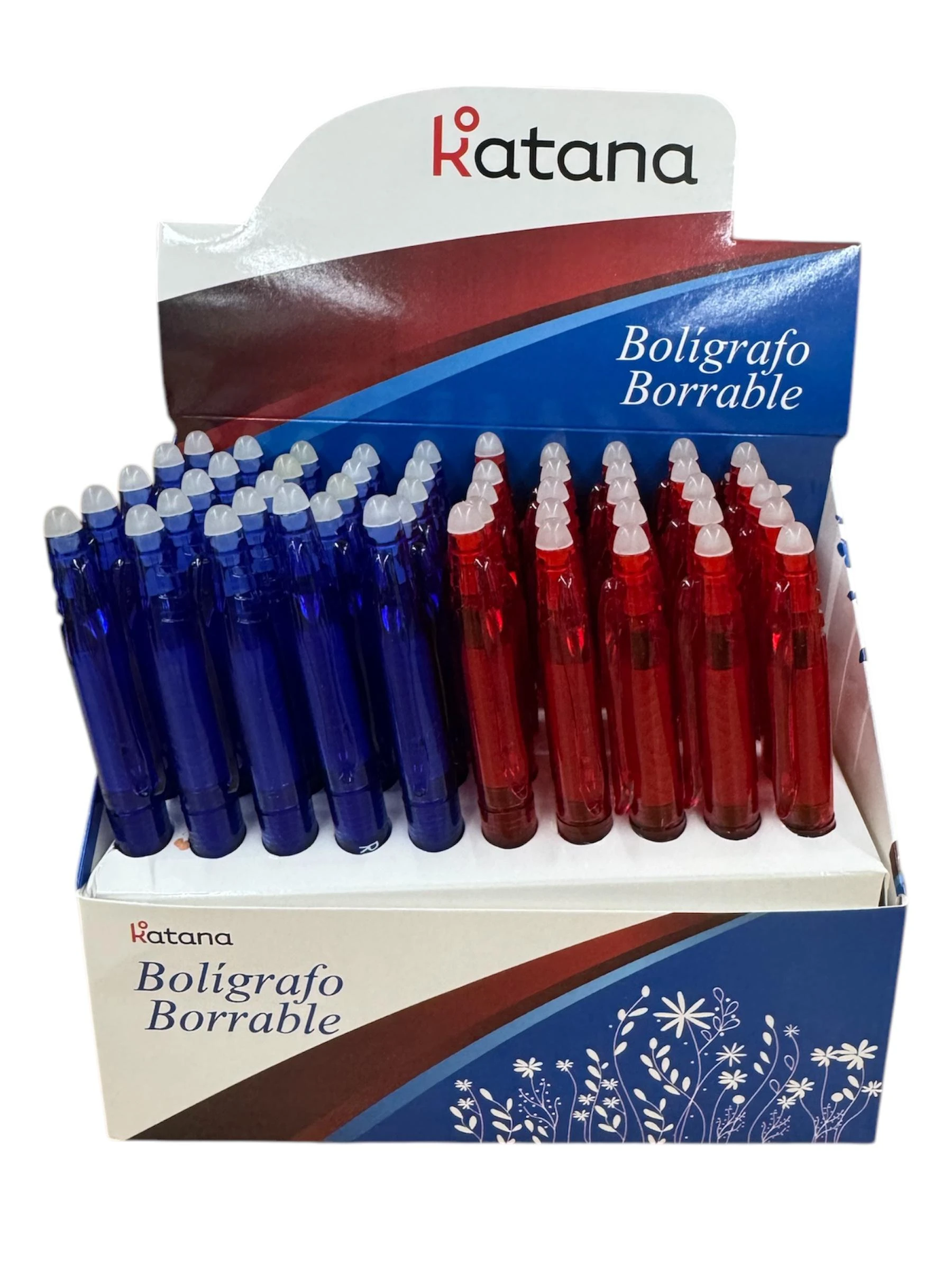 Birome azul borrable