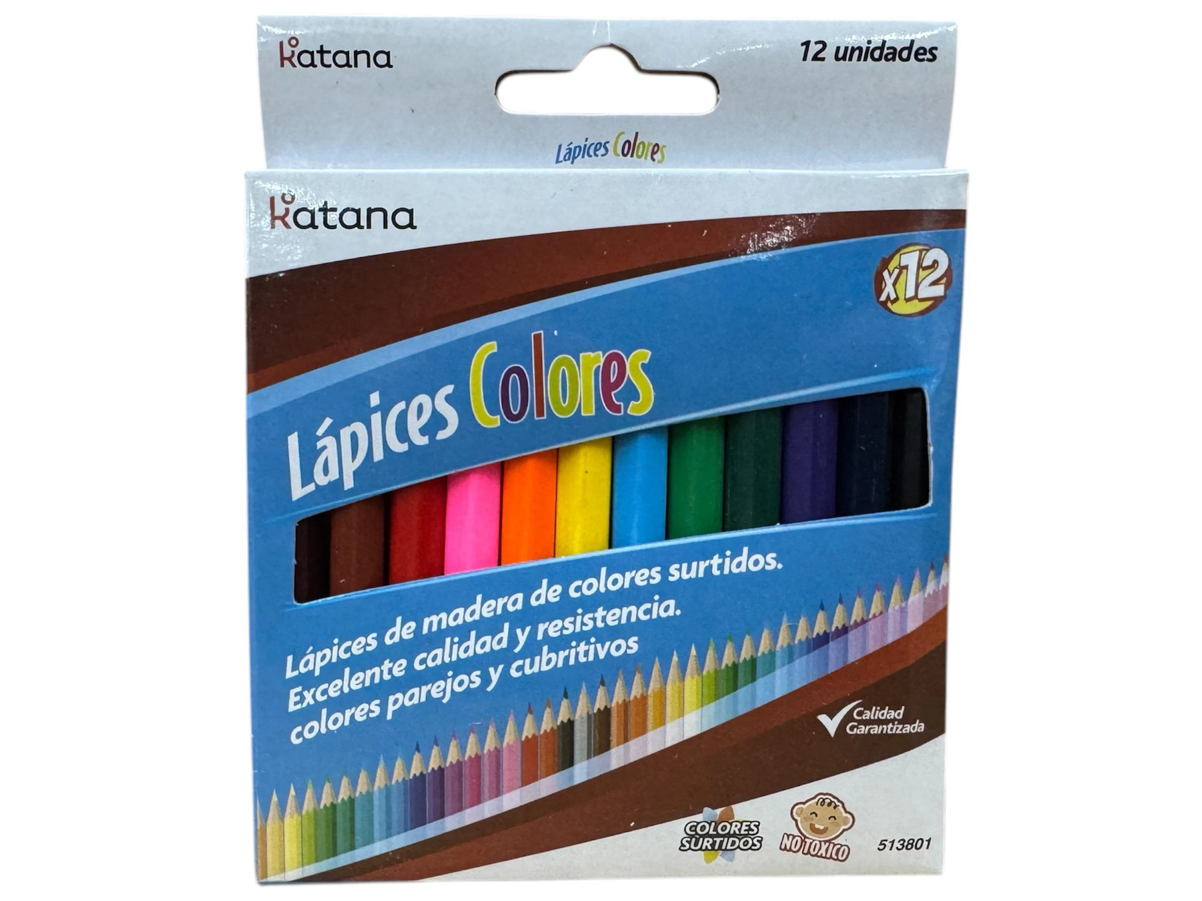 Lapiz color corto x12