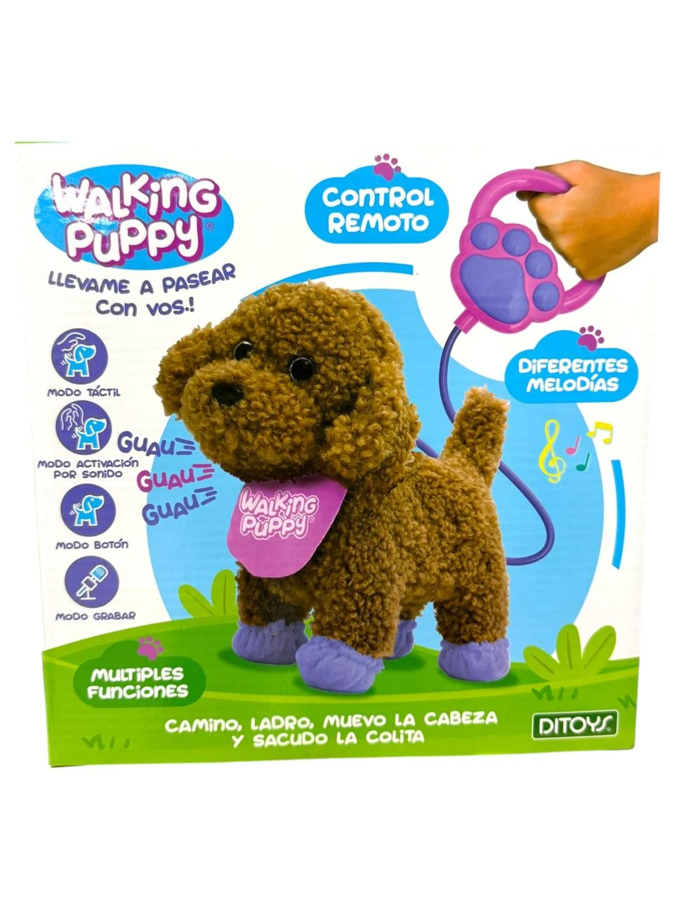 Perro que camina y ladra