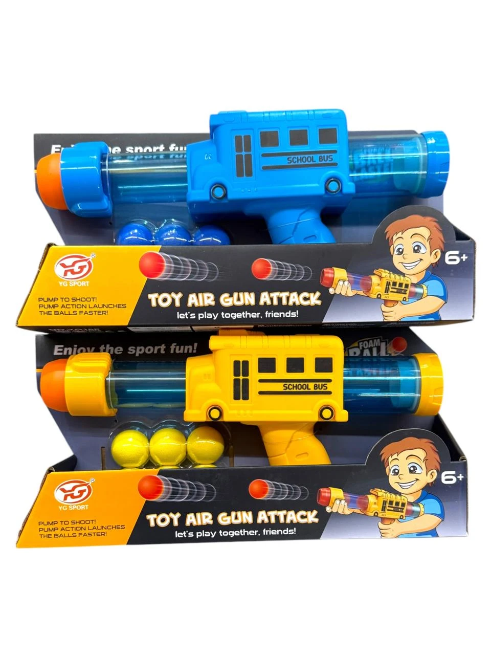 Pistola lanza bolas bus