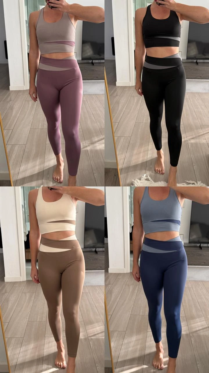 Conjunto deportivo calza + top