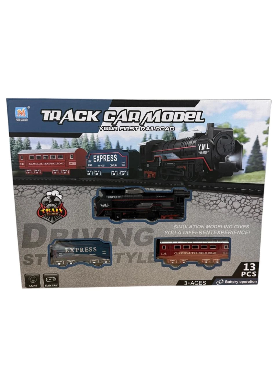 Pista de tren x13 pcs