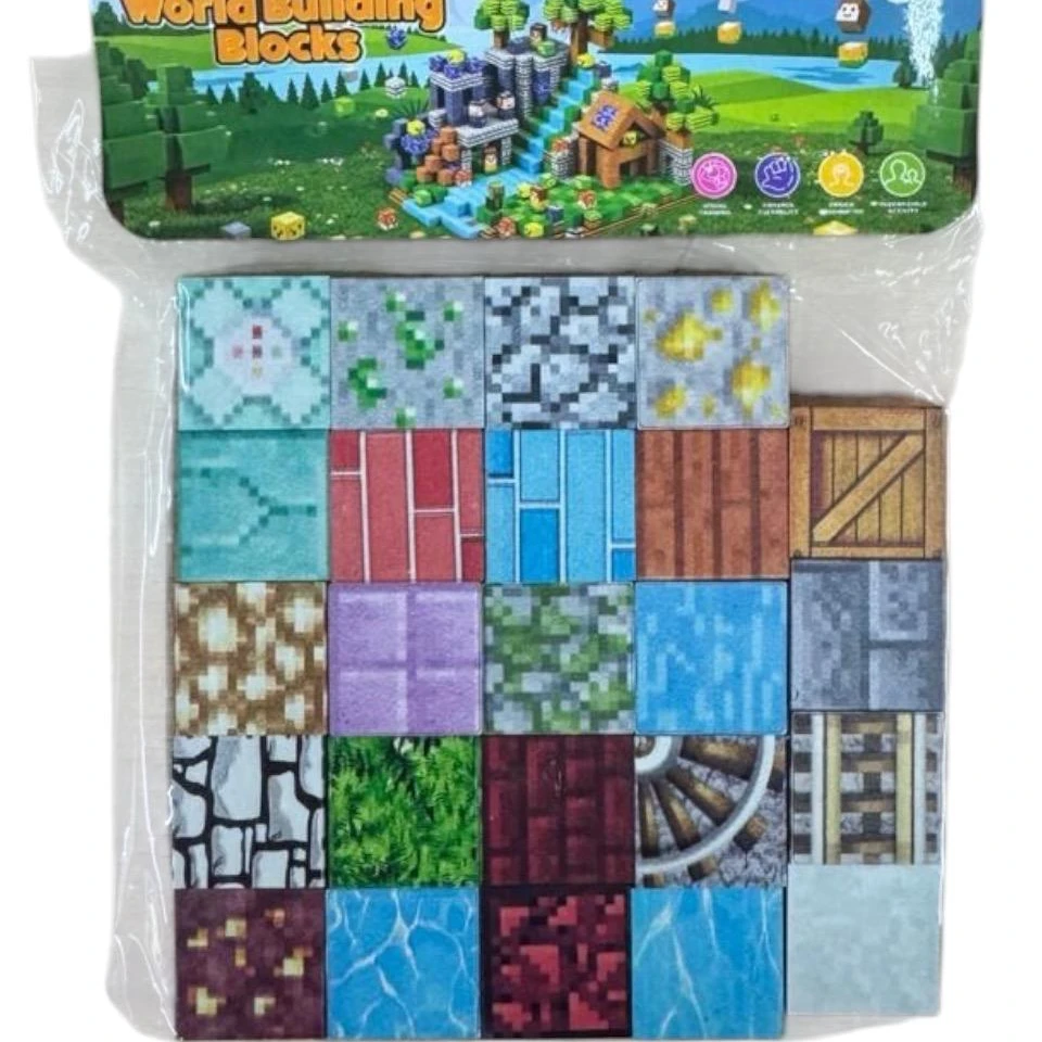 Cubo minecraft imantado x24