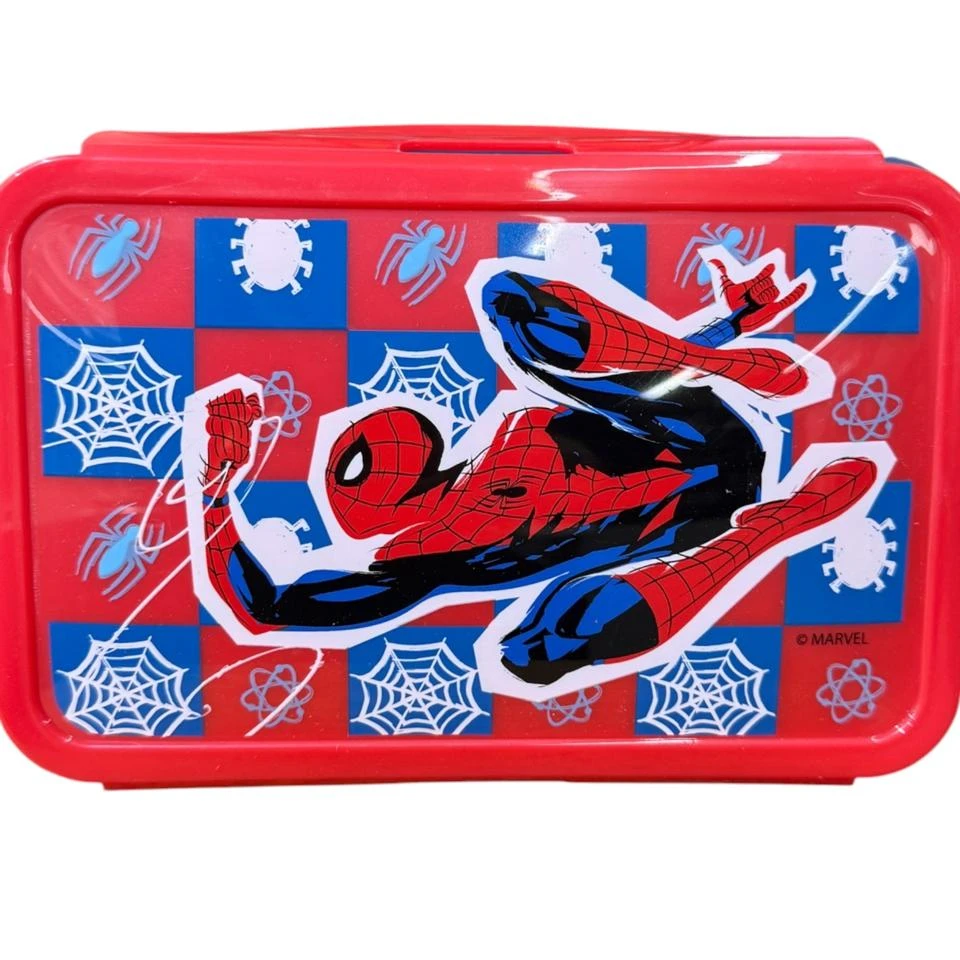Sandwichera 3 espacios Spiderman