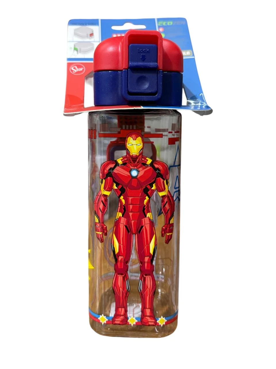 Botella 550ml SafeyLock Heroes