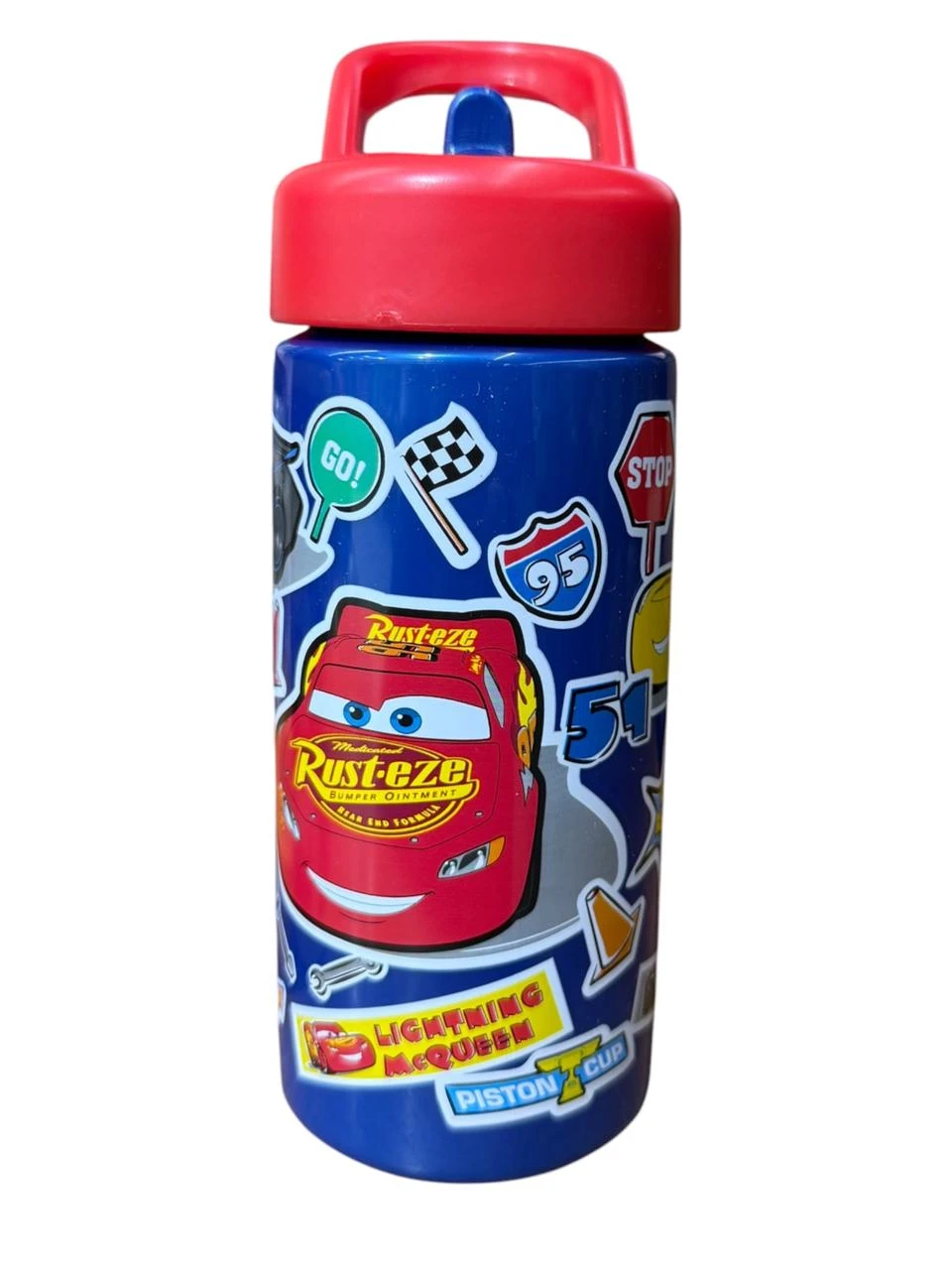 Botella 410ml con pico Cars