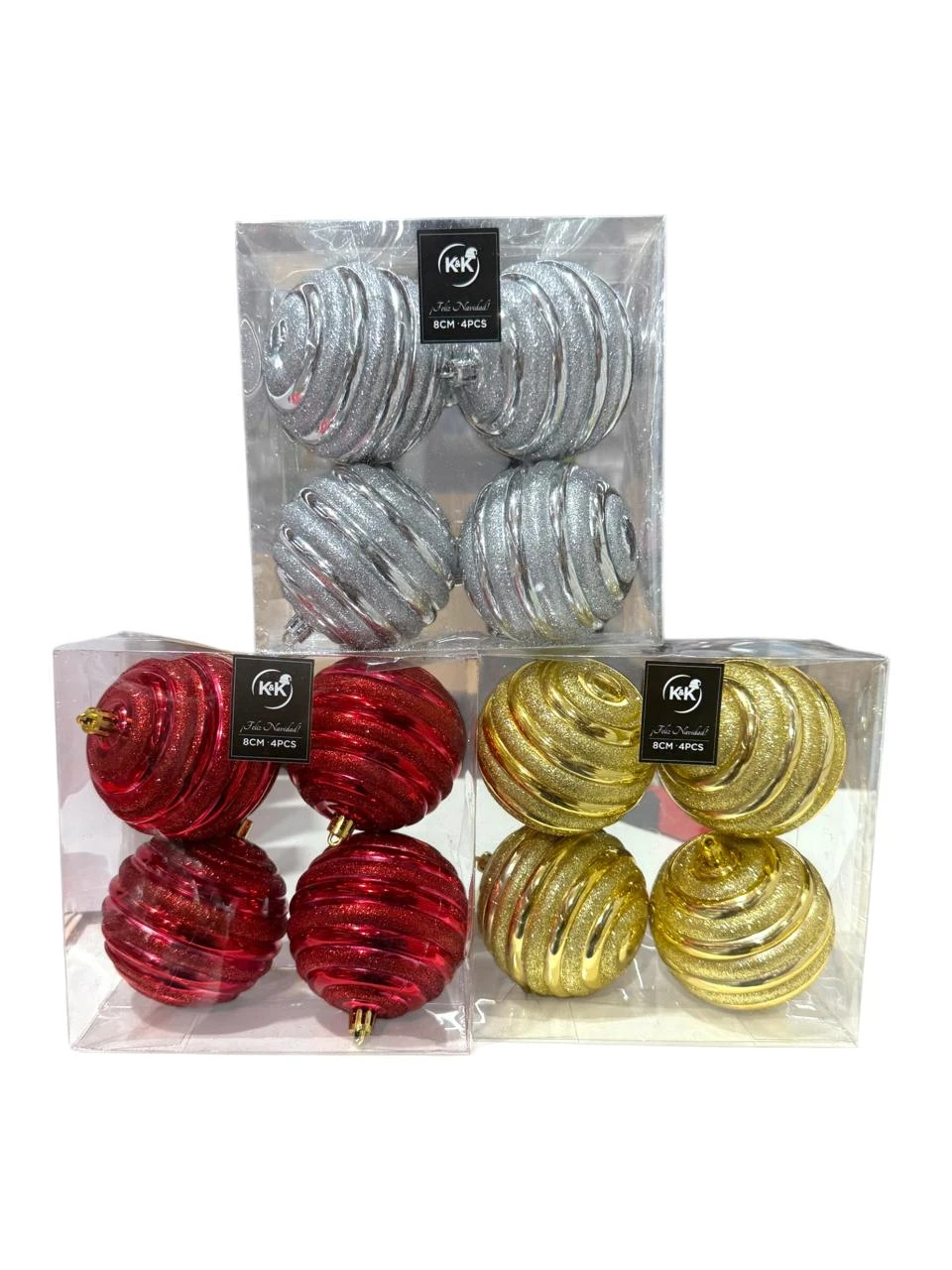 Box bolas x4 8cm