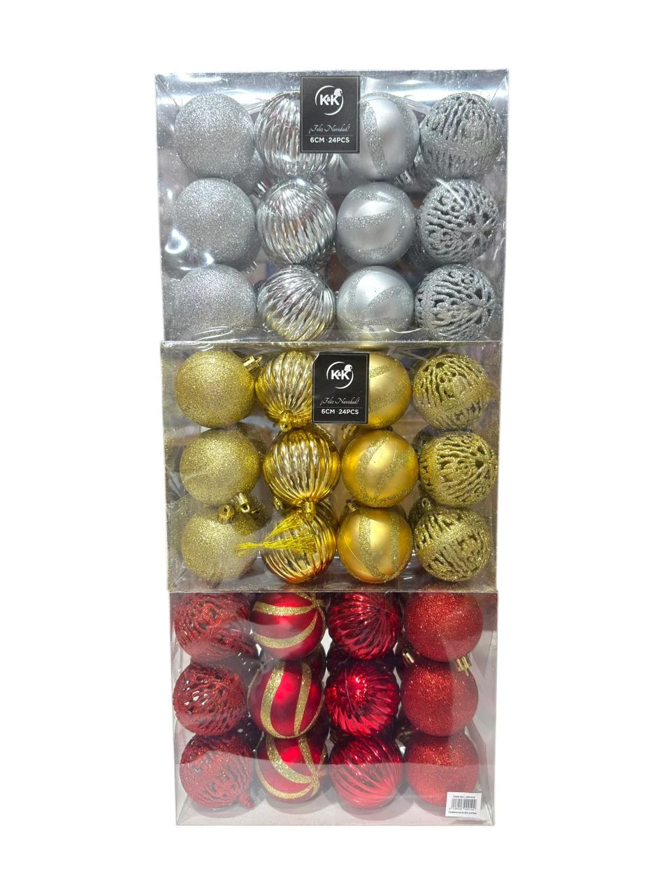 Box bolas 6cm x24