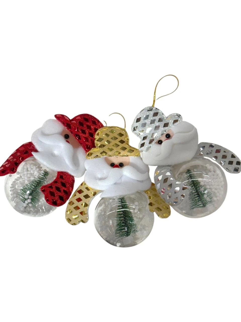 Bola papa noel x1 c/ arbolito