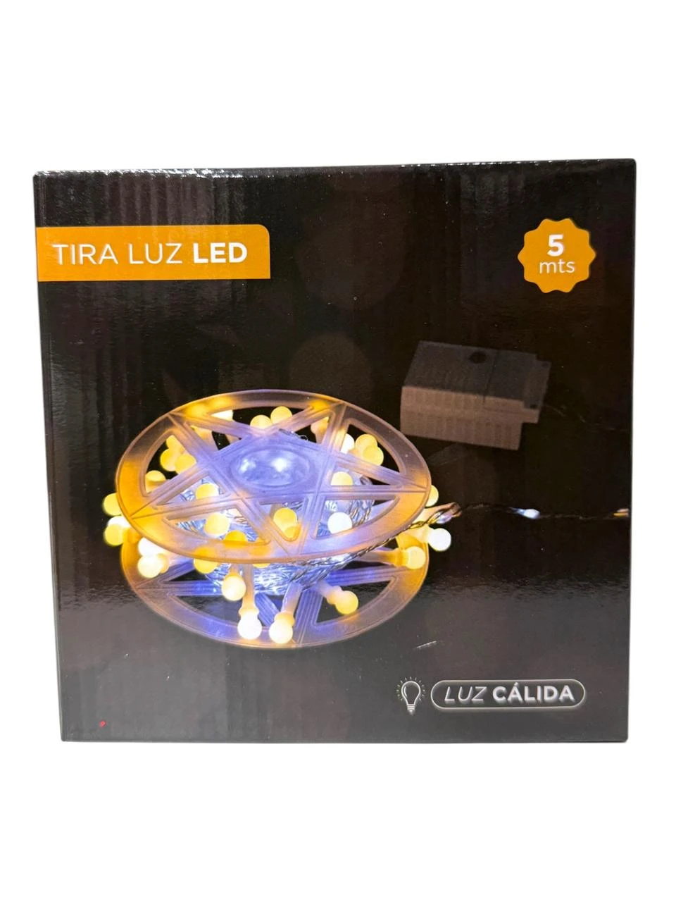 Tira luces bolita led calida