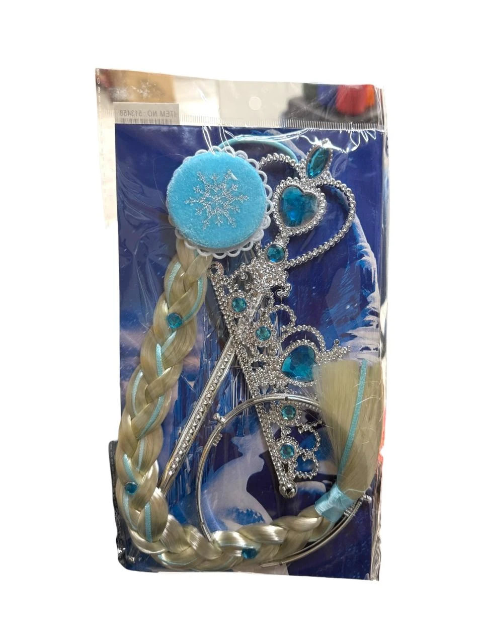 Trenza Frozen c/ varita y corona