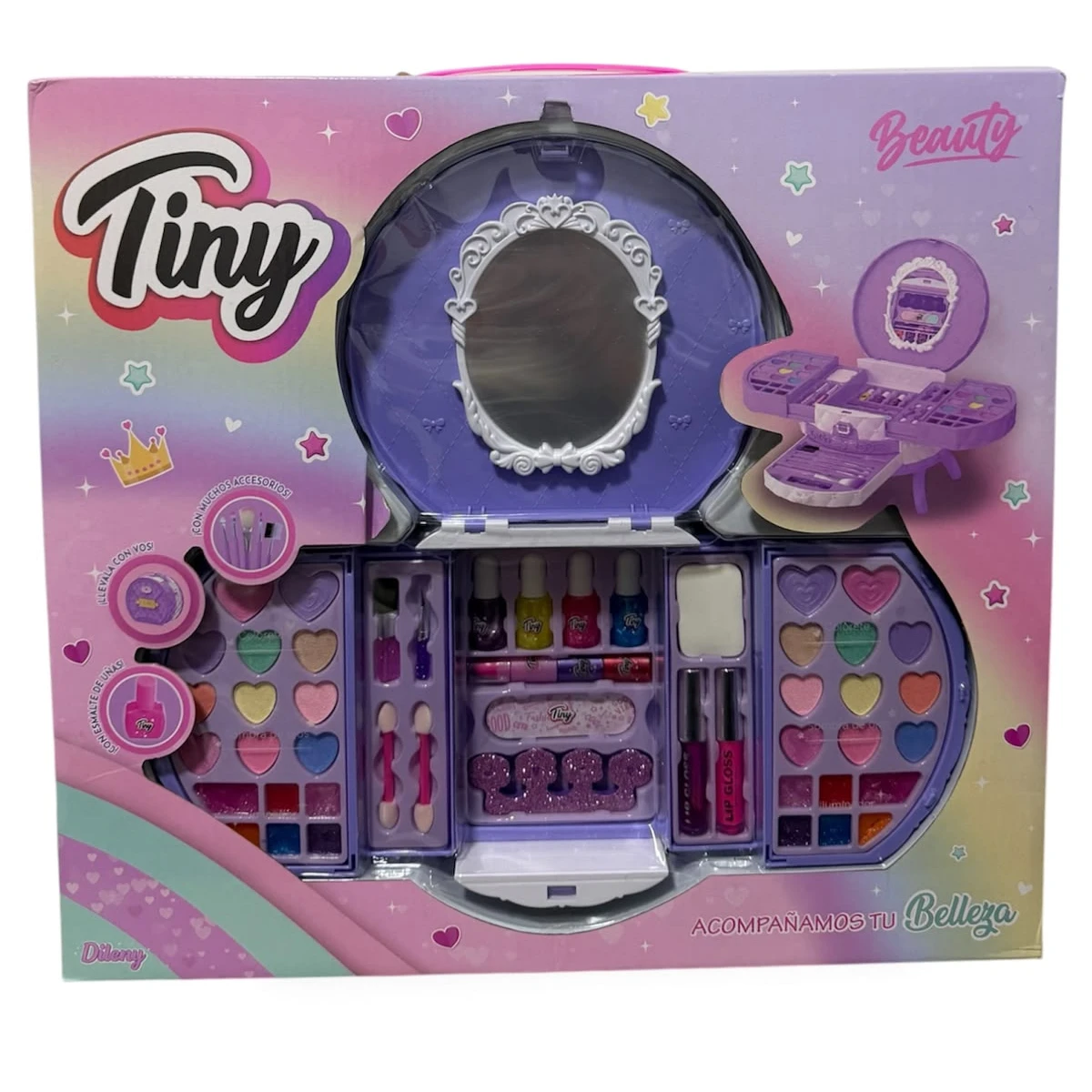 Maquillaje gigante tocador